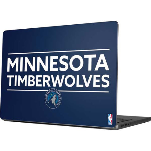 NBA Minnesota Timberwolves Standard - Navy Blue Apple MacBook Pro 14-inch Skin