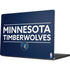 NBA Minnesota Timberwolves Standard - Navy Blue Apple MacBook Pro 14-inch Skin