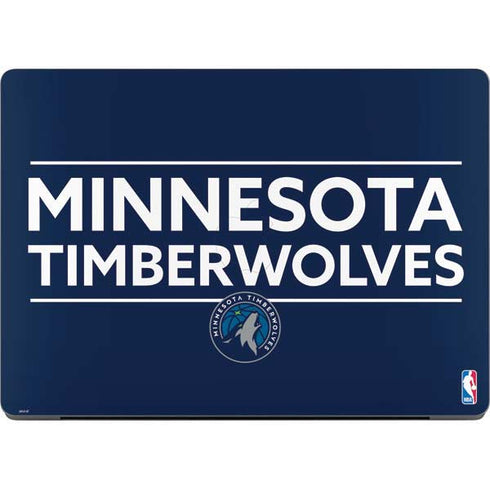 NBA Minnesota Timberwolves Standard - Navy Blue Apple MacBook Pro 14-inch Skin