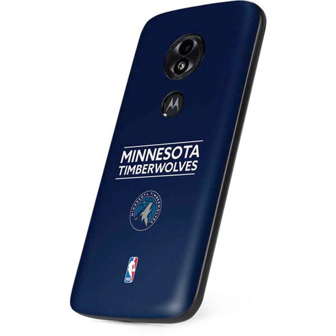 NBA Minnesota Timberwolves Standard - Navy Blue Moto E5 Play Skin
