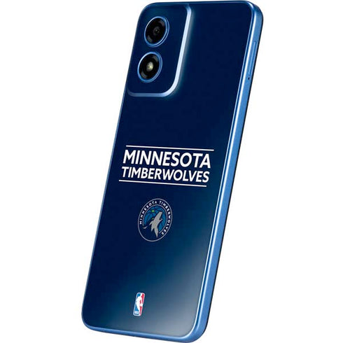 NBA Minnesota Timberwolves Standard - Navy Blue Moto G Play 4G (2024) Skin