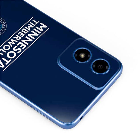 NBA Minnesota Timberwolves Standard - Navy Blue Moto G Play 4G (2024) Skin