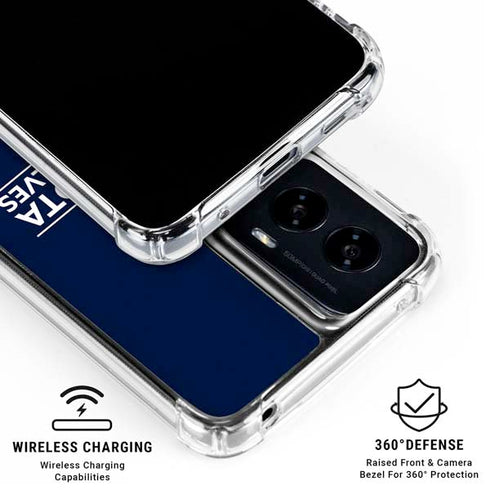NBA Minnesota Timberwolves Standard - Navy Blue Moto G Power 5G (2024) Clear Case
