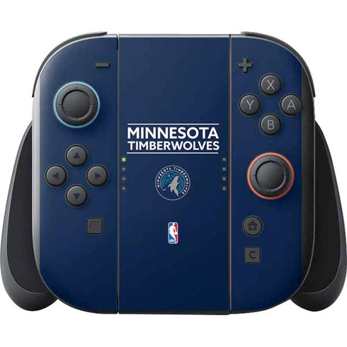 NBA Minnesota Timberwolves Standard - Navy Blue Nintendo Switch 2 (2025) with Joy-Con Skin