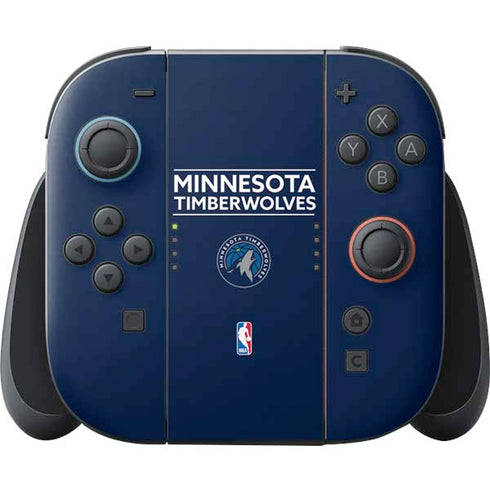 NBA Minnesota Timberwolves Standard - Navy Blue Nintendo Skins
