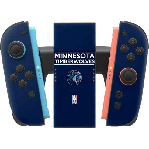 NBA Minnesota Timberwolves Standard - Navy Blue Nintendo Switch 2 (2025) Joy-Con Controller Skin
