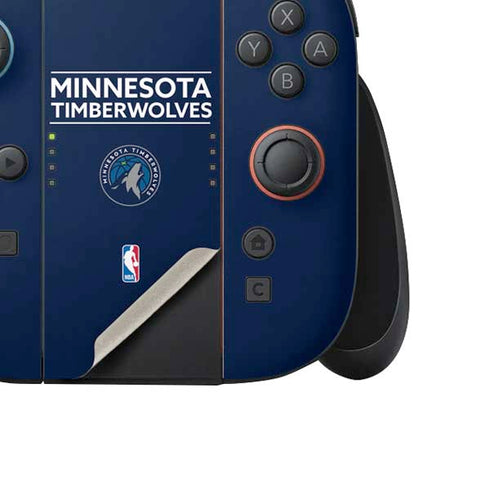 NBA Minnesota Timberwolves Standard - Navy Blue Nintendo Switch 2 (2025) Joy-Con Controller Skin
