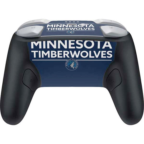 NBA Minnesota Timberwolves Standard - Navy Blue Nintendo Switch 2 (2025) Pro Controller Skin