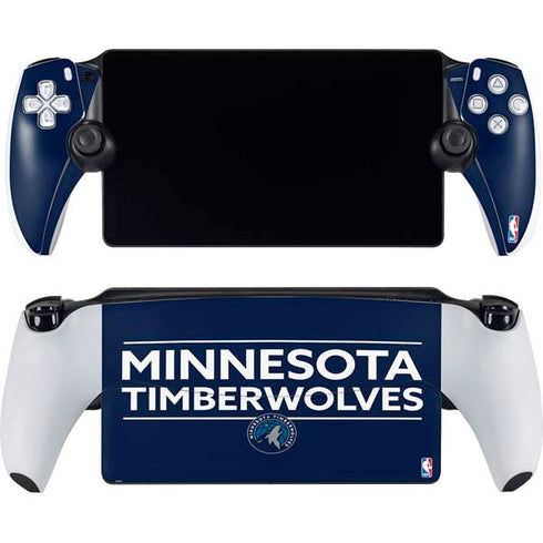 NBA Minnesota Timberwolves Standard - Navy Blue PlayStation Portal Remote Player Skin