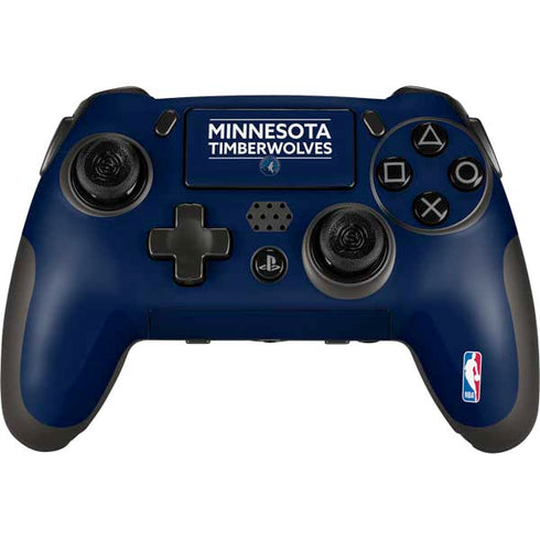 NBA Minnesota Timberwolves Standard - Navy Blue PlayStation Scuf Vantage 2 Controller Skin
