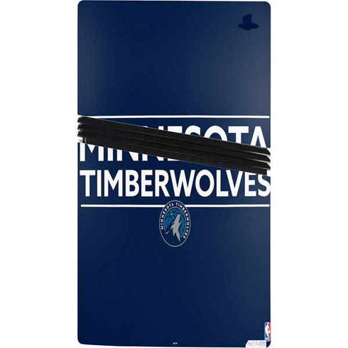 NBA Minnesota Timberwolves Standard - Navy Blue PS5 Pro Bundle Skin