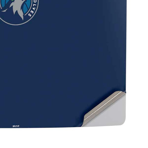 NBA Minnesota Timberwolves Standard - Navy Blue PS5 Pro Disk Console Skin