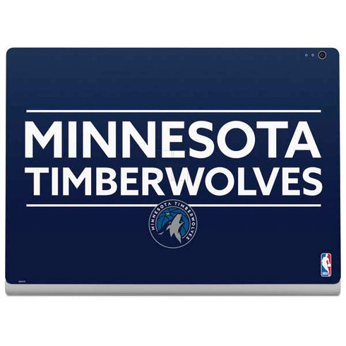NBA Minnesota Timberwolves Standard - Navy Blue Surface Book 2 15in Skin