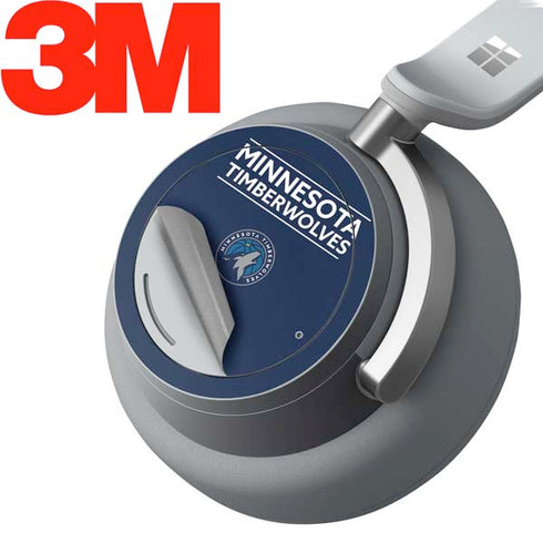 NBA Minnesota Timberwolves Standard - Navy Blue Surface Headphones Skin