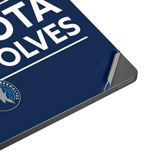 NBA Minnesota Timberwolves Standard - Navy Blue Surface Laptop 7 13.8in Skin