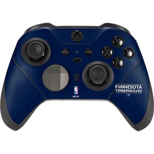NBA Minnesota Timberwolves Standard - Navy Blue Xbox Elite Wireless Controller Series 2 Skin
