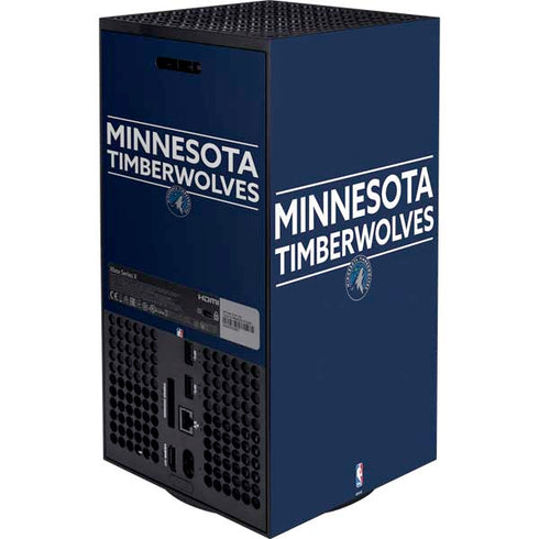 NBA Minnesota Timberwolves Standard - Navy Blue Xbox Series X Bundle Skin