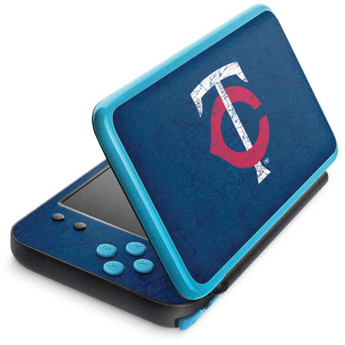 MLB Minnesota Twins - Solid Distressed Nintendo Skins