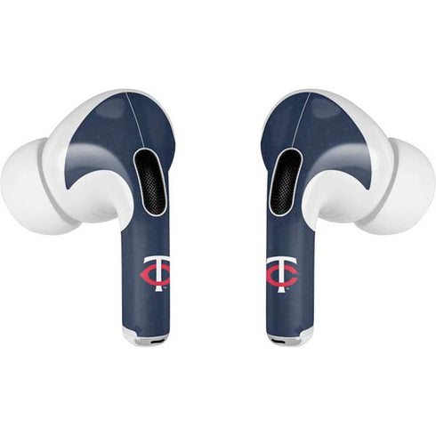 MLB Minnesota Twins - Solid Distressed AirPods Skins