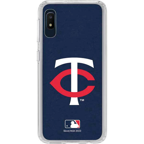 MLB Minnesota Twins - Solid Distressed Galaxy Cases