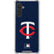 MLB Minnesota Twins - Solid Distressed Galaxy A17 Clear Case