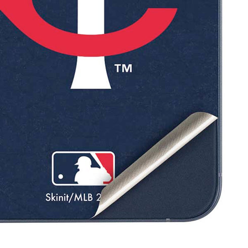 MLB Minnesota Twins - Solid Distressed Galaxy A35 5G Skin