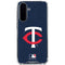 MLB Minnesota Twins - Solid Distressed Galaxy A36 5G Clear Case