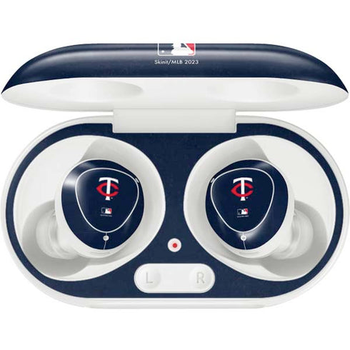 MLB Minnesota Twins - Solid Distressed Galaxy Buds Plus Skin