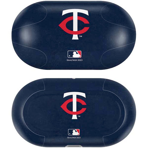 MLB Minnesota Twins - Solid Distressed Galaxy Buds Plus Skin