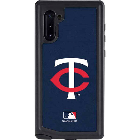 MLB Minnesota Twins - Solid Distressed Galaxy Cases