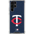 MLB Minnesota Twins - Solid Distressed Galaxy S23 Ultra Clear Case