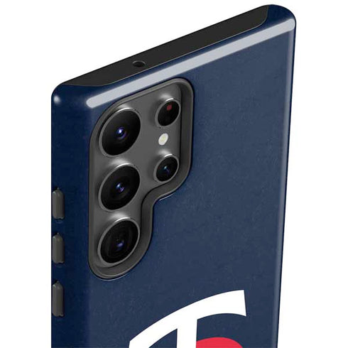 MLB Minnesota Twins - Solid Distressed Galaxy S23 Ultra Pro Case
