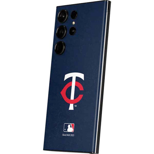 MLB Minnesota Twins - Solid Distressed Galaxy Skins