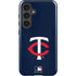 MLB Minnesota Twins - Solid Distressed Galaxy S25 Impact Case