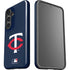MLB Minnesota Twins - Solid Distressed Galaxy S25 Impact Case