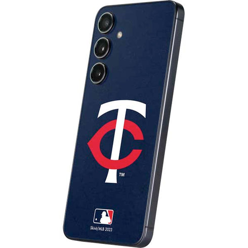 MLB Minnesota Twins - Solid Distressed Galaxy S25 Plus Skin