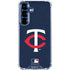 MLB Minnesota Twins - Solid Distressed Galaxy S25 Clear Case