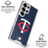 MLB Minnesota Twins - Solid Distressed Galaxy S26 Ultra Clear Case