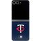 MLB Minnesota Twins - Solid Distressed Galaxy Z Flip6 Skin