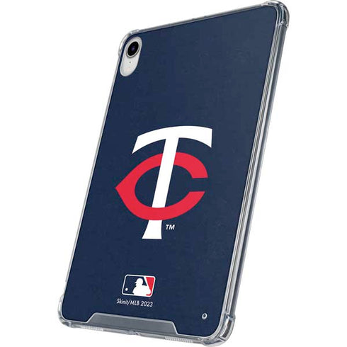 MLB Minnesota Twins - Solid Distressed iPad 11th Gen (2025) Clear Case