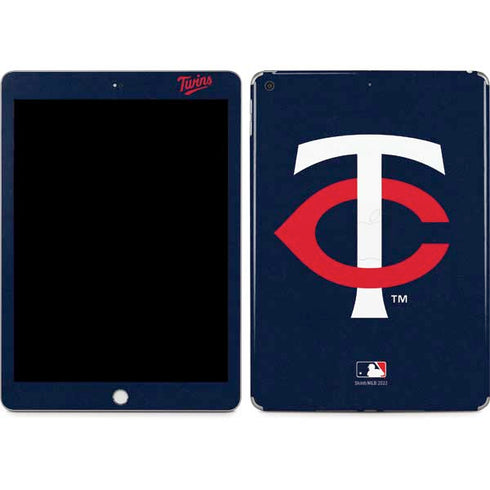 MLB Minnesota Twins - Solid Distressed Apple iPad Skin