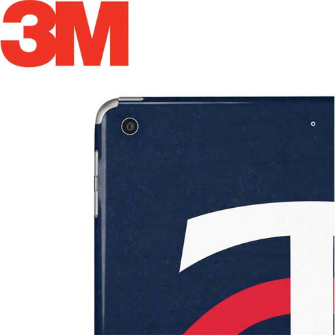 MLB Minnesota Twins - Solid Distressed Apple iPad Skin