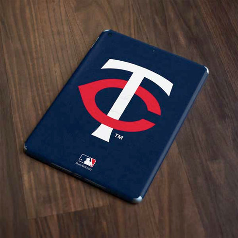 MLB Minnesota Twins - Solid Distressed Apple iPad Skin