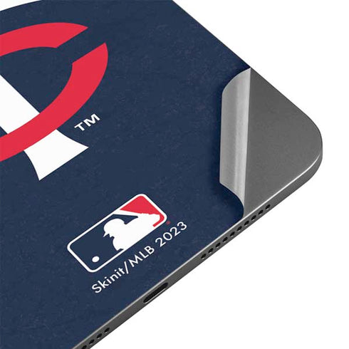MLB Minnesota Twins - Solid Distressed Apple iPad Mini Skin