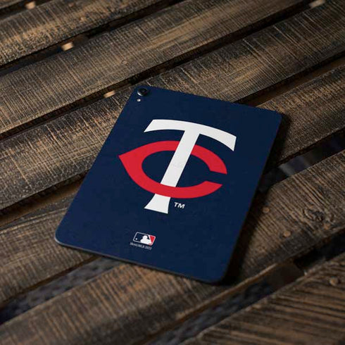 MLB Minnesota Twins - Solid Distressed Apple iPad Pro Skin