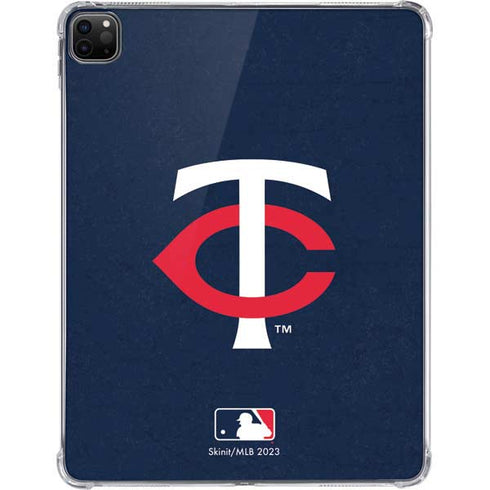 MLB Minnesota Twins - Solid Distressed iPad Pro 11in (2024) Clear Case