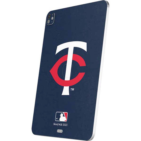 MLB Minnesota Twins - Solid Distressed iPad Pro 13in M4 (2024) Skin