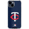 MLB Minnesota Twins - Solid Distressed iPhone 15 Clear Case