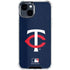 MLB Minnesota Twins - Solid Distressed iPhone 15 Clear Case