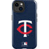 MLB Minnesota Twins - Solid Distressed iPhone 15 Impact Case